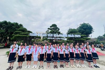 TRƯỜNG TIỂU HỌC NGUYỄN NGHIÊM THAM GIA TUẦN DI SẢN VĂN HOÁ QUẢNG NGÃI 2025