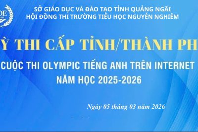 KỲ THI CẤP TỈNH – CUỘC THI OLYMPIC TIẾNG ANH TRÊN INTERNET NĂM HỌC 2025-2026