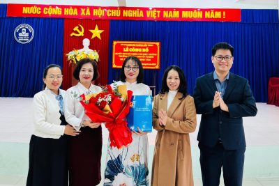 Bổ nhiệm Phó Hiệu trưởng Trường Tiểu học Nguyễn Nghiêm