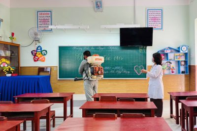 KHỬ KHUẨN TOÀN TRƯỜNG, SẴN SÀNG CHÀO ĐÓN NĂM HỌC MỚI 2025-2026