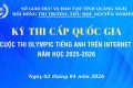 KỲ THI CẤP QUỐC GIA – CUỘC THI OLYMPIC TIẾNG ANH TRÊN INTERNET NĂM HỌC 2025-2026